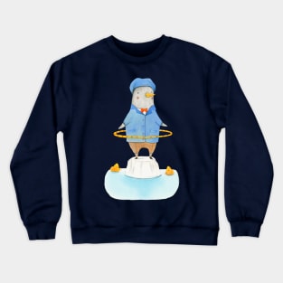 Öenguin with Hula Hoop Crewneck Sweatshirt